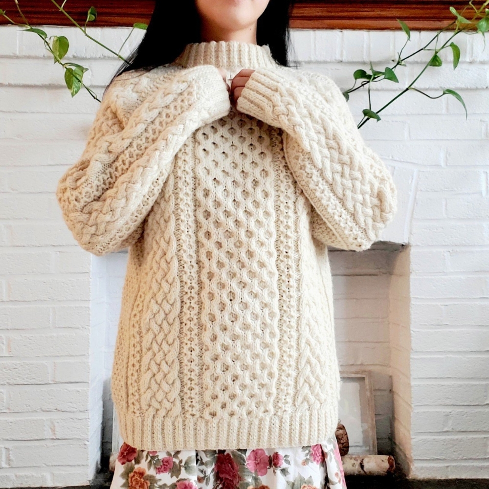 Vintage handmade chunky sweater